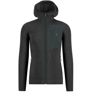 Karpos Antermoia Hoodie Fleece Schwarz/Woodland Grau L