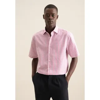 Seidensticker Businesshemd »Regular« regular 1/2 Kentkragen Streifen, lila