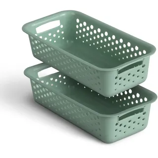 Pro Home Aufbewahrungskorb 0,7L 20 x 10 x 5 cm Grün