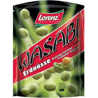 Lorenz Wasabi Erdnüsse mit asiatischem Meerrettich Geschmack 100g