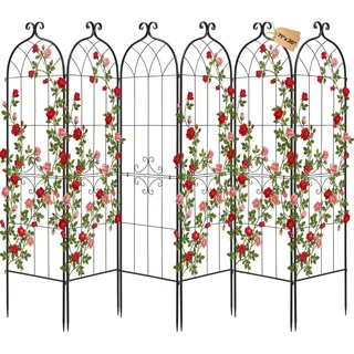 Vevor Rankgitter 180 x 52,5 cm Schwarz