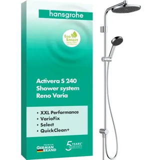 Hansgrohe Activera S Duschsystem 240, 1 Strahlart, EcoSmart Reno Varia, 28074000