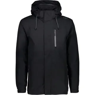 CMP Campagnolo, Herren, Jacke, Ripstop Hoodie Jacke (3XL), Grau, 3XL
