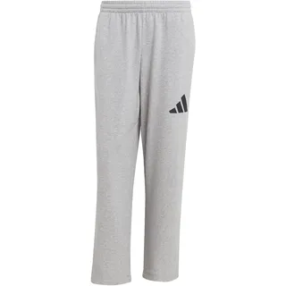 adidas Essentials Wide Leg 3 Bar Logo Joggers Medium Grey Heather / Black 2XL
