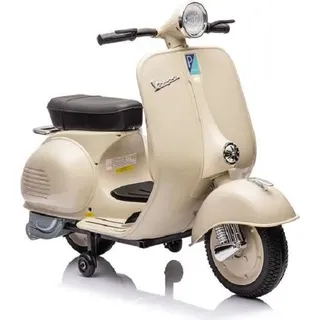 Kinder Elektroroller VESPA 150 VL1T Lizenziert mit 12V7A Akku+2 Motoren+Ledersitz