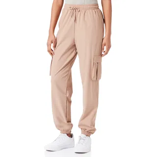 Noisy may Damen Cargo Pants High Waist Stoffhose Tapered Relaxed Fit Paperbag Hose Stretch NMKIRBY