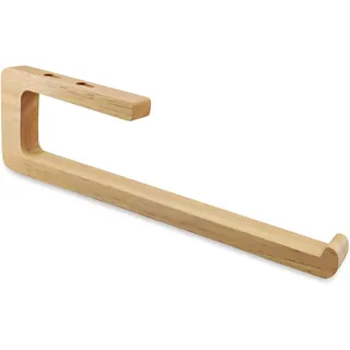 SAUNNIHEN Küchenrollenhalter Ohne Bohren, Küchenrolle Halter Holz, Selbstklebend Papierrollenhalter Küche, Wandrollenhalter Küche, Rollenhalter für Zewa