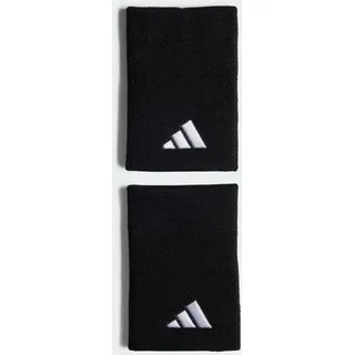 adidas Unisex Tennis Wristband Large Sweatband, Black/Black/White, M