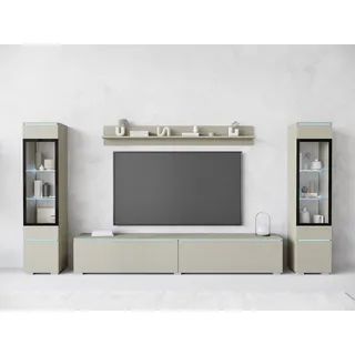 INOSIGN Wohnwand »VERA II« Komplett-Set, 4 Stk. tlg., beige