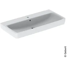 Bild Renova Plan Waschtisch 100x48cm, Hahnloch mit Überlauf, weiß