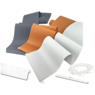 time4blinds, Ersatzlamellen Vertikaljalousien Set, Wta 002 - Apricot, 1710 mm - Creme