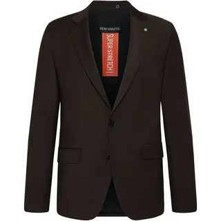 Anzugsakko BENVENUTO. "BENVENUTO. Sakko LARIO", Herren, Gr. 98, braun, Obermaterial: 53% Polyester PES. 43% Wolle WO. 4% Elasthan EL., uni, regular fit, Sakkos Anzugsakko, Super Stretch