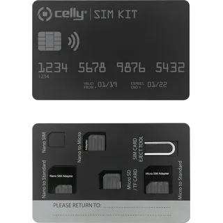 Celly SIMKITAD SIM-/Memory-Card-Adapter SIM card adapter