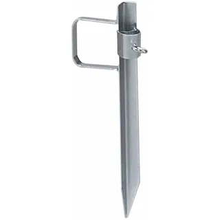 Bodenspieß Erdspeis Erdnagel Rasendorn Erddübel Bodenhülse 425 mm verzinkt