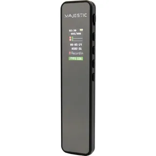 Majestic VR-38 Tragbarer Digitaler Rekorder 16GB Hohe Audioqualität