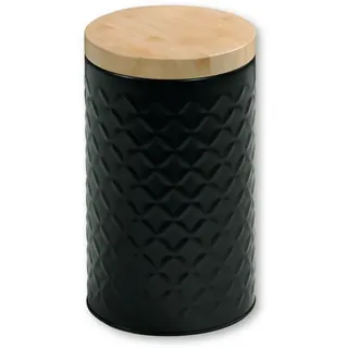 KESPER Vorratsdose Ø 11 cm Metall Schwarz 38246 - Schwarz