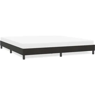 vidaXL Bettgestell ohne Matratze Schwarz 180x220 cm Samt - Schwarz