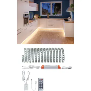 Paulmann Function Bundle MaxLED 500 Set Küche Sockel - Silber