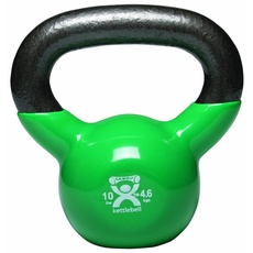 Cando® Kettlebell, Kugelhantel, 4,5 kg, grün