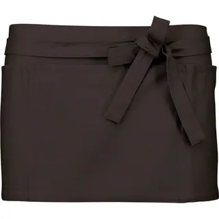 Kariban Barschürze kurz - Braun