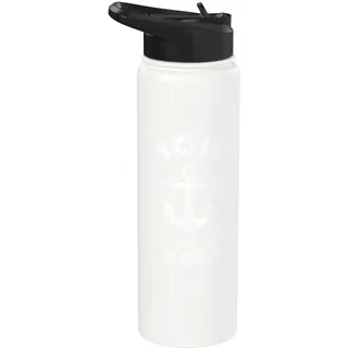 Moin Ihr Spacken Norddeutsch Anker Maritim Stainless Steel Insulated Water Bottle