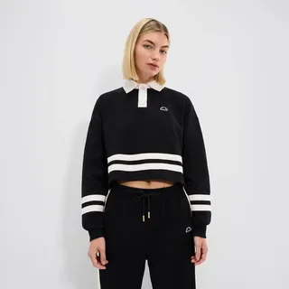 Ellesse Poloshirt »SOMBRA CROPPED RUGBY TOP«, schwarz