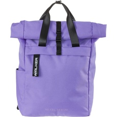 Walker, Rucksack, Freizeitrucksack Roll Top 20 - 23 l, Violett, Violett, (23 l)