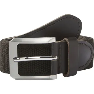 Stretchgürtel BABISTA "Dehngürtel MILANVENZO", Herren, Gr. 100, braun (dunkelbraun), Obermaterial: 74% Polyester COOLMAX PES(Coolmax). 18% Viskose Birla CV Birla. 8% Elasthan EL., Gürtel Stretchgürtel