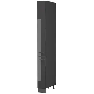 Vicco Hochschrank Apothekerschrank Fame-Line 20 x 206,8 x 58,1 cm Anthrazit Hochglanz