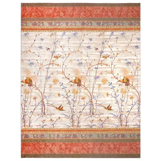 Bassetti Fong Tagesdecke, 100 57 Fäden pro cm2 /Füllung: 100% Reiner Baumwolle, Beige, 265x255 cm