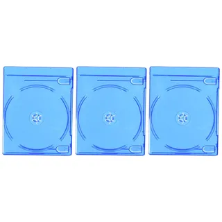 Hama Blu-ray Hülle 00051468 2 CDs/DVDs/Blu-rays Blau Polypropylen 3 St.