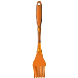 ORION Küchenpinsel Silikonpinsel 22 cm spülmaschinengeeignet - Orange
