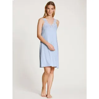 CALIDA »Elegant Dreams« V-Ausschnitt, Spitze, Single Jersey Qualität, A-Form, blau