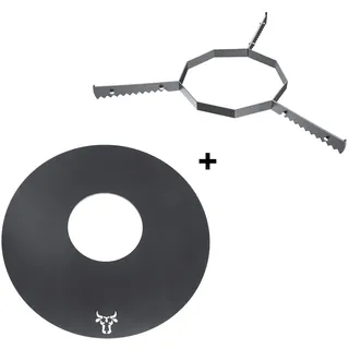 80cm Grillring + Abstandshalter passend für Weber Kugelgrill 57er und 67er