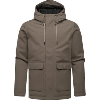 Ragwear Winterjacke Mr Them«, mit Kapuze stylische Herren Outdoorjacke mit großer Kapuze, braun