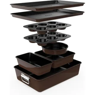 NutriChef Backformen Set 8-teilig