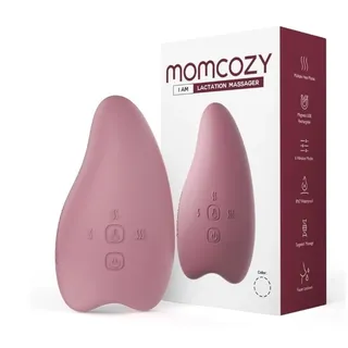 Momcozy Wärmendes Massagegerät für die Laktation 2-in-1, 1er-Pack - Rosa