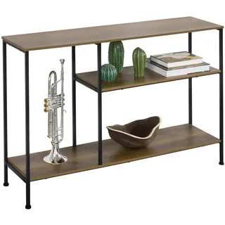 SoBuy Konsolentisch FSB35-PF 120x80x30 cm Beige/Braun/Schwarz