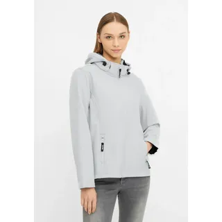 Outdoorjacke BENCH. "643185", Damen, Gr. 40, weiß (pristine), Web, Obermaterial: 100% Polyester, unifarben, Jacken Outdoorjacke