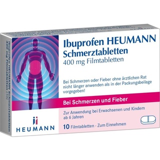 Ibuprofen Heumann Schmerztabletten 400 mg / 10 st.
