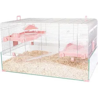 Zolux Nagetier Cage Panas Pink - Rosa, Bunt