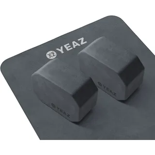 YEAZ Set - Yoga-Blöcke & Handtuch NEXT Level schwarz