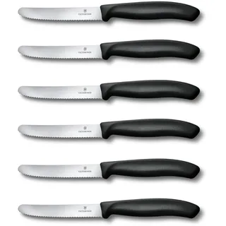 Victorinox Swiss Classic Messerset 6-tlg. 11 cm Schwarz