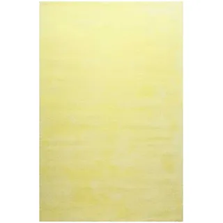 Homie Living Pisa Hochflorteppich 130 x 190 cm Gelb