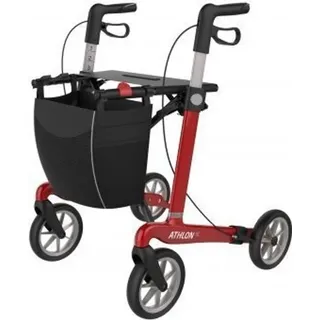 Rehasense Athlon SL Rollator Carbon Komfort rot