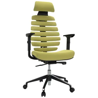 HJH Office Ergo Line II Pro Stoff Grün/Schwarz