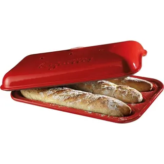 Emile Henry Baguettesvorm E-box 390x240mm Interhal 9506-34 Grand Cru