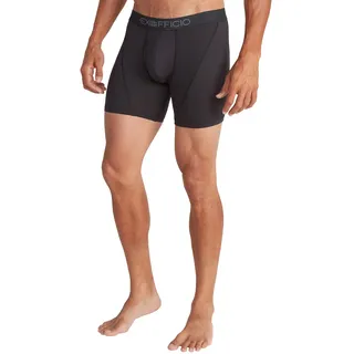 ExOfficio, Give-N-Go Sport 2.0, Boxershorts (15 cm), Reise-Unterwäsche für Herren, atmungsaktiv und strapazierfähig, pflegeleicht, Schwarz/Schwarz, Large