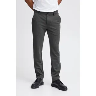 Chinos BLEND "BHLangford pants", Herren, Gr. 31, Länge 32, grau (charcoal mix), Web, Obermaterial: 64% Viskose, 31% Polyester, 5% Elasthan, unifarben, regular fit normal, Hosen Chinos