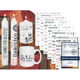 Sugeru 6 PCS Kerzentattoo (200+ Muster),Wassertransferdruck |wasserschiebefolie kerzen | Kerzenfolie | kerzenaufkleber sticker | Kerzen dekorieren (Erntedank II)